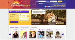 Desktop Screenshot of christiansonline.com.au
